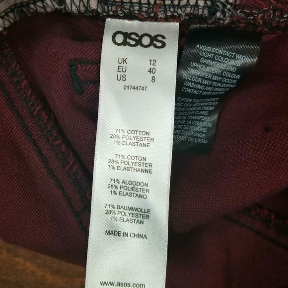 ASOS RIDLEY HIGH WAIST SKINNY JEANS - Picture 8 of 8